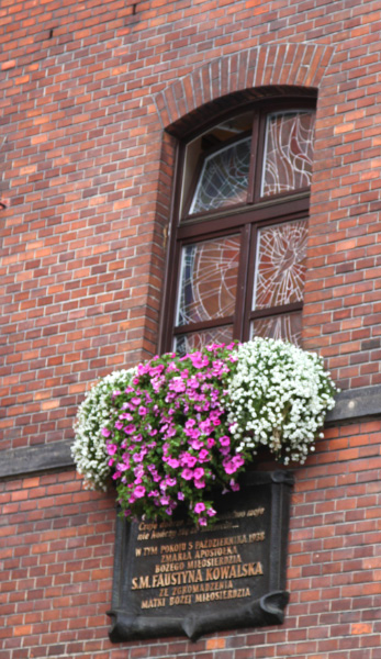 window of Sister Saint Faustyna